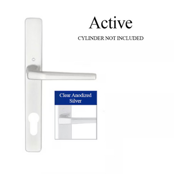 HOPPE FRANKFURT ACTIVE MULTIPOINT LOCK HANDLESET, A117/ 2246N - NO CYLINDER , 2439181